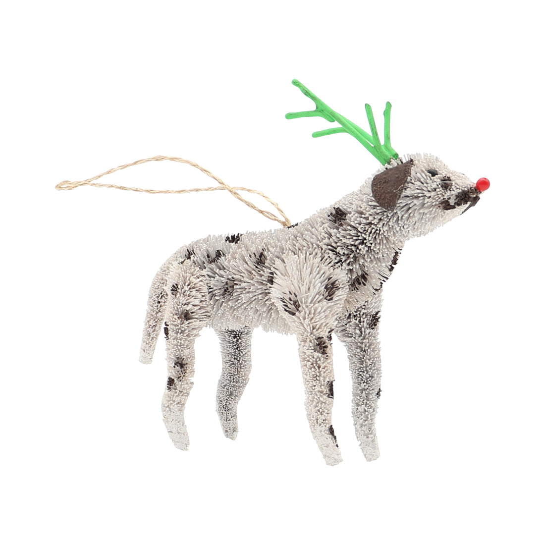 Bristle Dalmatian Ornament