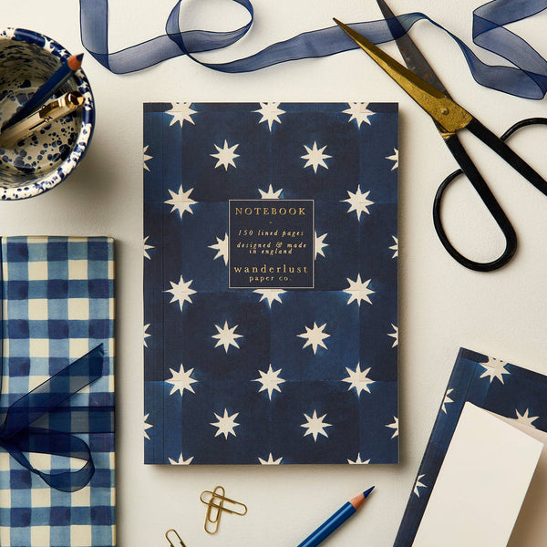 Navy Star Notebook