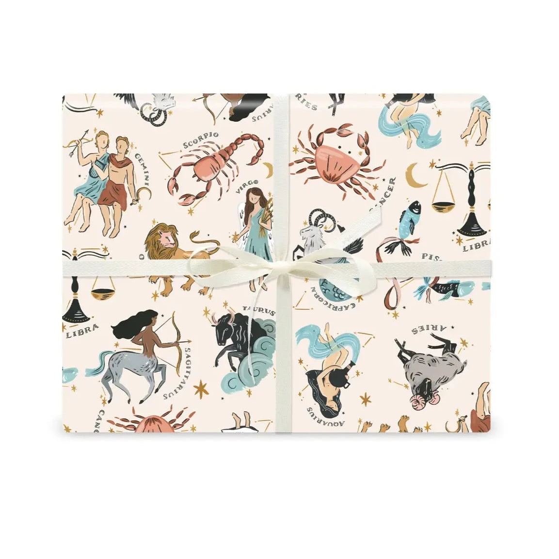 Zodiac Constellations Gift Wrap - Single Sheet