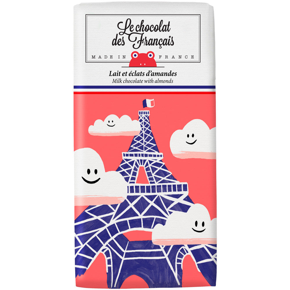 Eiffel Tower Clouds Chocolate Bar