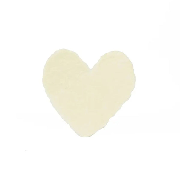 Cream Petite Heart - Boxed Set of 6