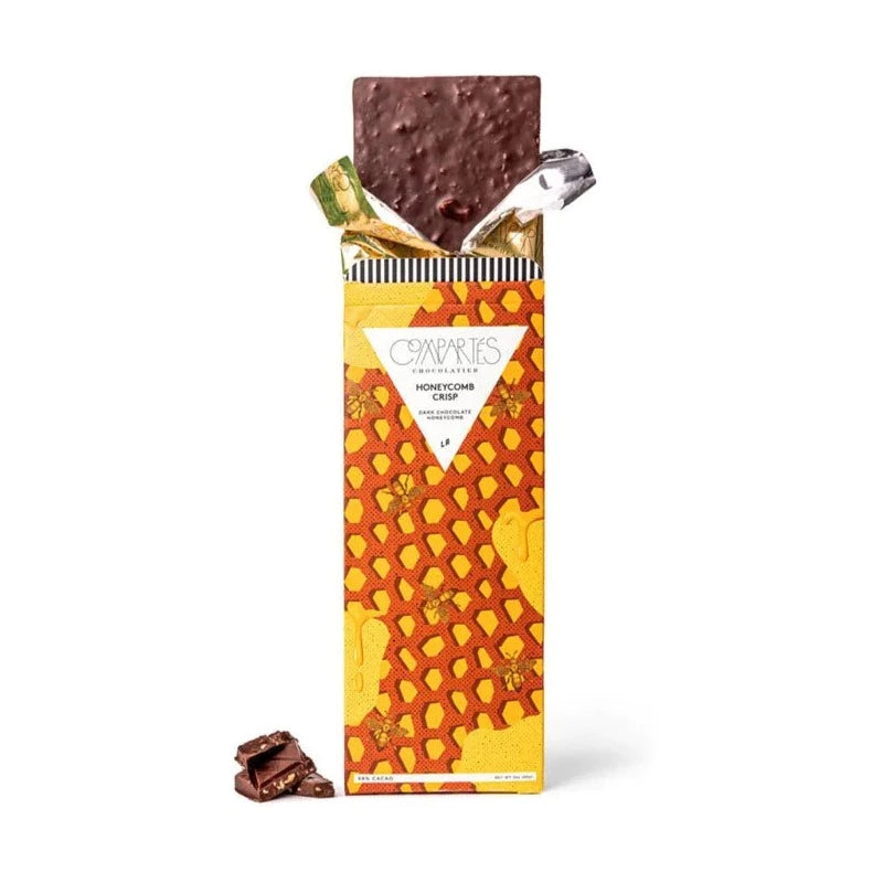 Honeycomb Crisp Gourmet Dark Chocolate Bar