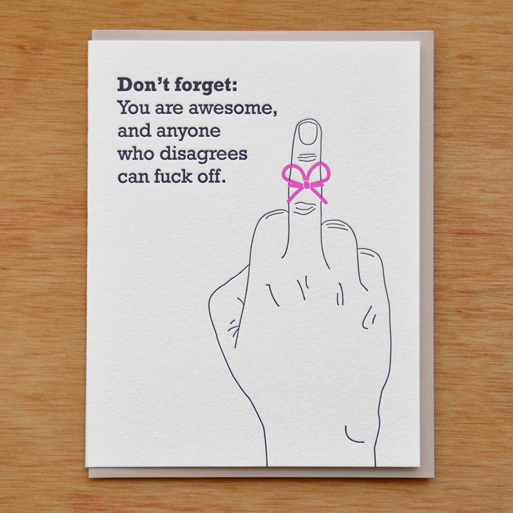 Remember Middle Finger