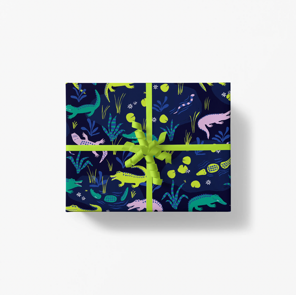 Swamp Buddies Gift Wrap Sheet